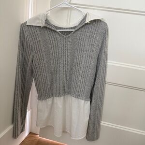 Olive and Oak Collar Sweater